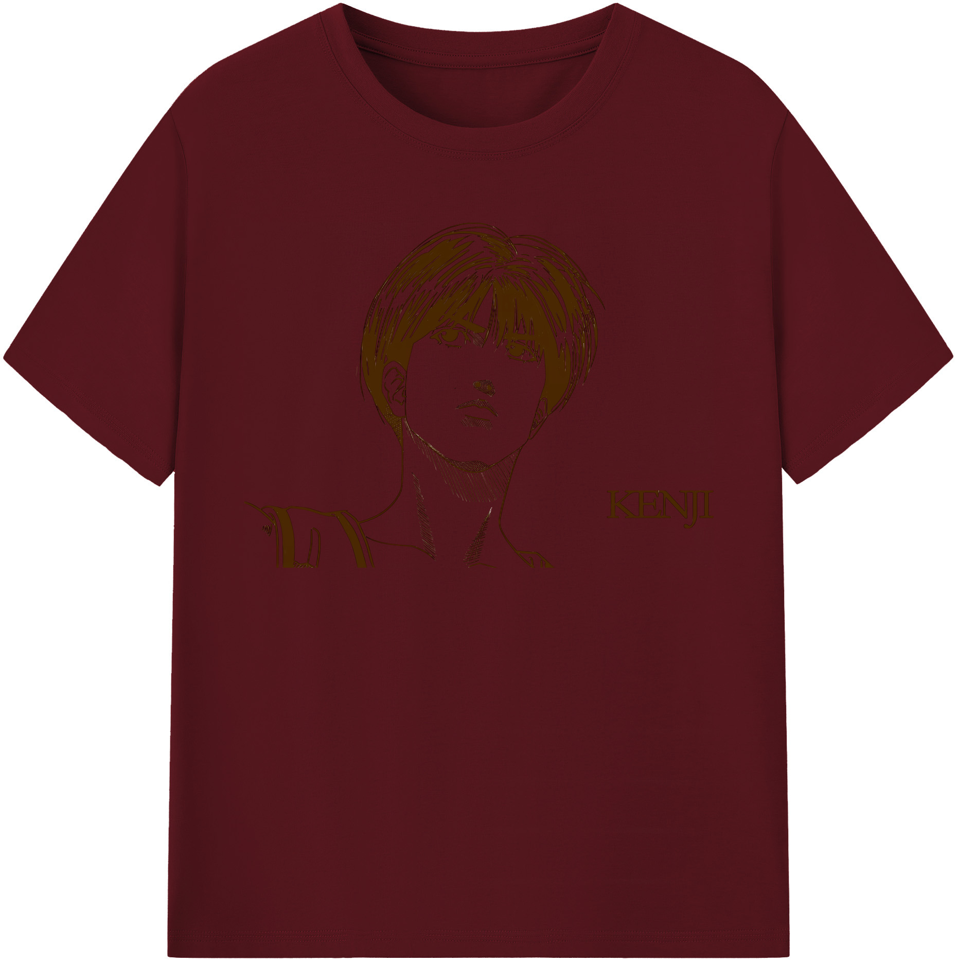 SLAM DUNK／スラムダンク 綿100％半袖Tシャツ（フロントプリント）